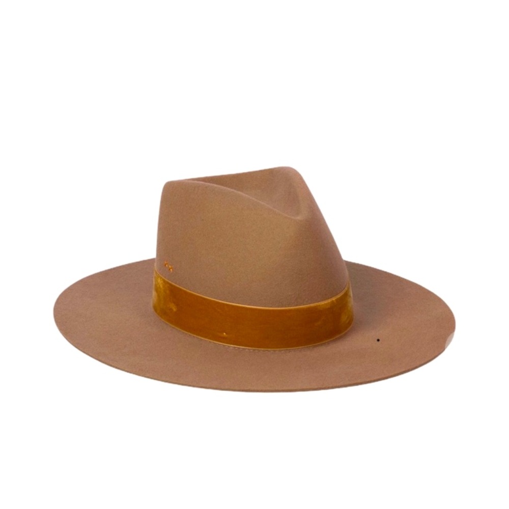 NWT Lack of Color Benson Tri Brown Wool Tall Crown Fedora Hat